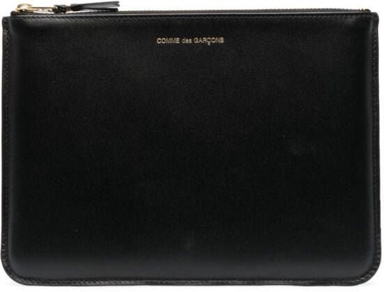 Comme Des Garçons Wallet Leren portemonnee Zwart