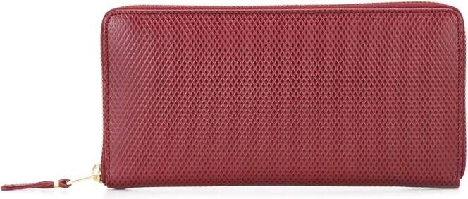 Comme Des Garçons Wallet Luxury Group leren portemonnee Rood