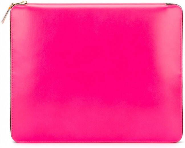 Comme Des Garçons Wallet New Super Fluo iPad hoes Roze