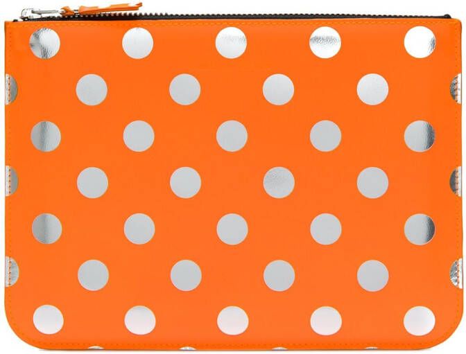 Comme Des Garçons Wallet polka dot wallet Geel