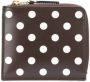 Comme Des Garçons Wallet polkadot ritsportemonnee Bruin - Thumbnail 1