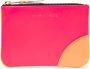Comme Des Garçons Wallet Portemonnee met colourblocking Roze - Thumbnail 1