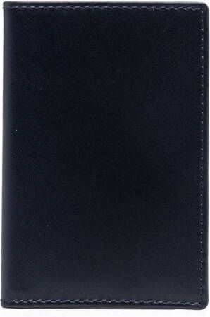 Comme Des Garçons Wallet Portemonnee met logo Blauw