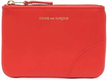 Comme Des Garçons Wallet Portemonnee met logo Oranje