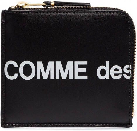 Comme Des Garçons Wallet Huge portemonnee met logo Zwart
