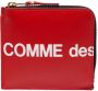 Comme Des Garçons Wallet Leren portemonnee Rood - Thumbnail 1