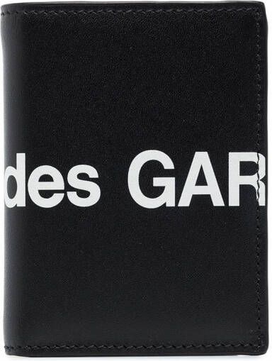 Comme Des Garçons Wallet Portemonnee met logoprint Zwart