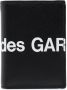 Comme Des Garçons Wallet Portemonnee met logoprint Zwart - Thumbnail 1
