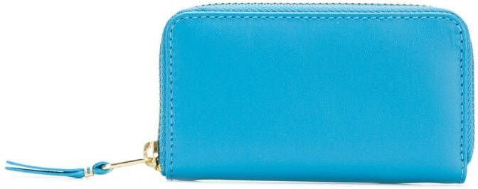 Comme Des Garçons Wallet Leren portemonnee Blauw