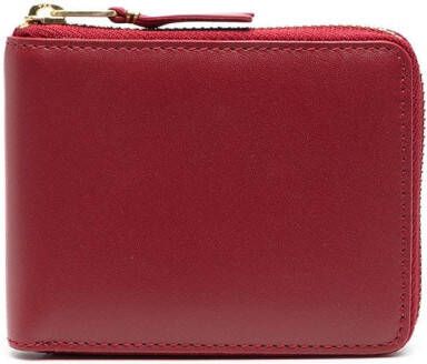 Comme Des Garçons Wallet Portemonnee met rits Rood