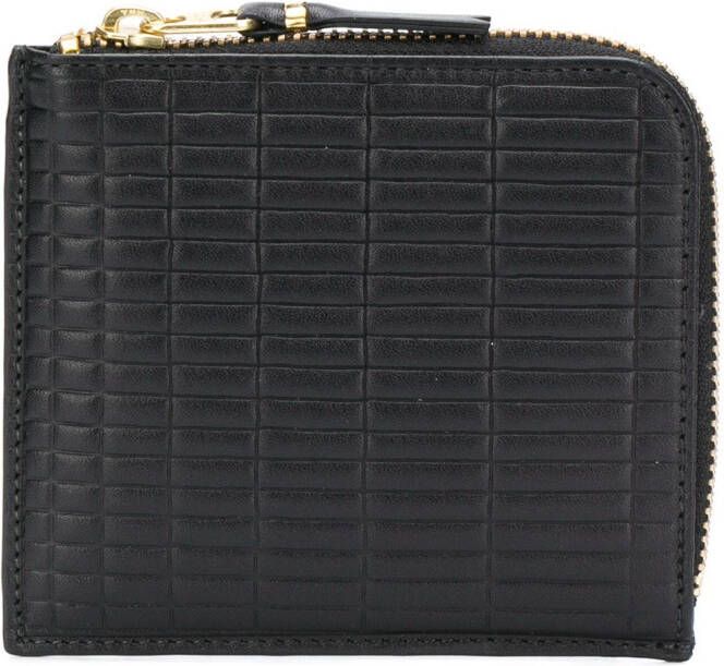 Comme Des Garçons Wallet portemonnee met ritssluiting Zwart