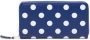 Comme Des Garçons Wallet Portemonnee met stippen Blauw - Thumbnail 1