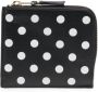 Comme Des Garçons Wallet Portemonnee met stippen Zwart - Thumbnail 1