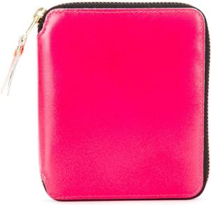 Comme Des Garçons Wallet portemonnee voor neonvlakken Roze