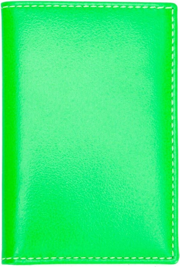 Comme Des Garçons Wallet Super Fluo bi-fold wallet Groen