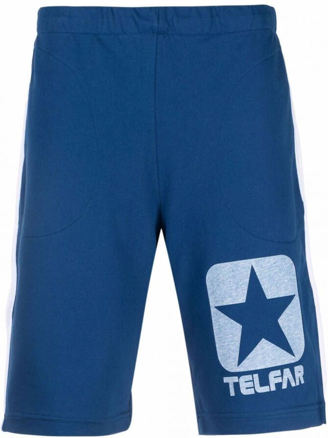 Converse Trainingsshorts met logoprint Blauw