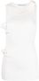 Coperni Asymmetrische tanktop Wit - Thumbnail 1