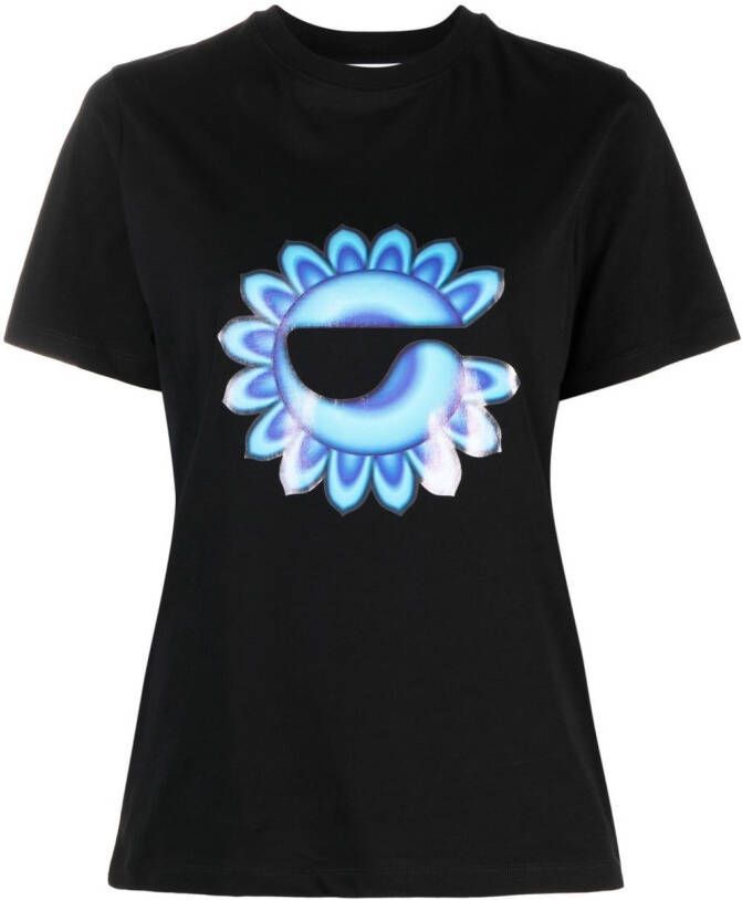 Coperni T-shirt met logoprint Zwart