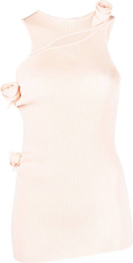 Coperni Jurk met uitgesneden detail Beige