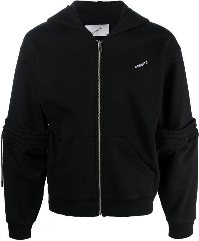 Coperni Hoodie met geborduurd logo Zwart
