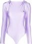 Coperni Gedrapeerde bodysuit Paars - Thumbnail 1