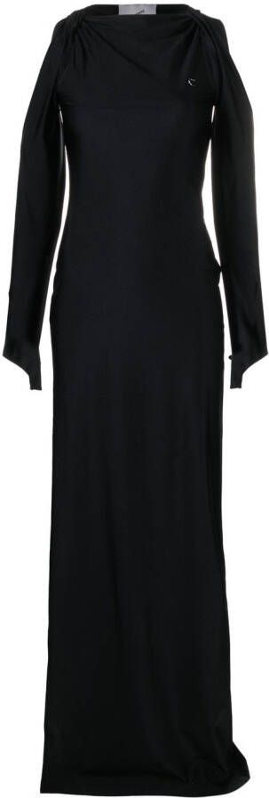 Coperni Gedrapeerde mini-jurk Zwart