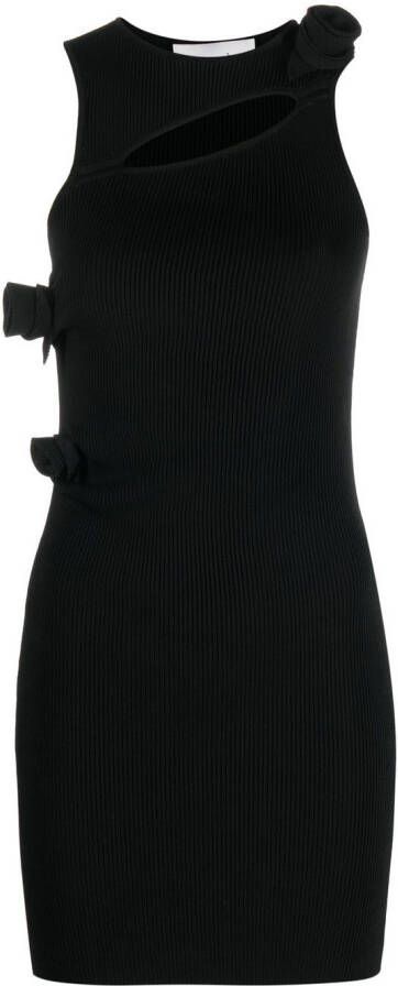 Coperni Mini jurk met uitgesneden detail Zwart