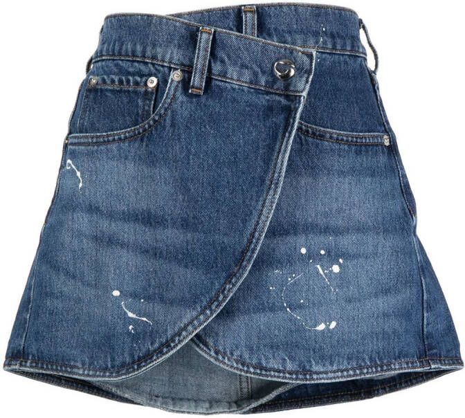 Coperni Rok met gewelfde afwerking Blauw