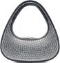 Coperni Mini Swipe shopper verfraaid met stras Zwart - Thumbnail 1