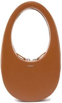 Coperni Swipe kleine tas Bruin