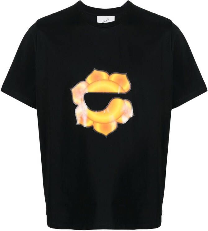 Coperni T-shirt met chakra print Zwart
