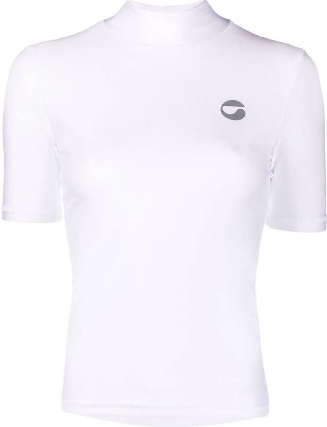 Coperni T-shirt met logoprint Wit