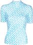 Coperni Top met hoge hals Blauw - Thumbnail 1