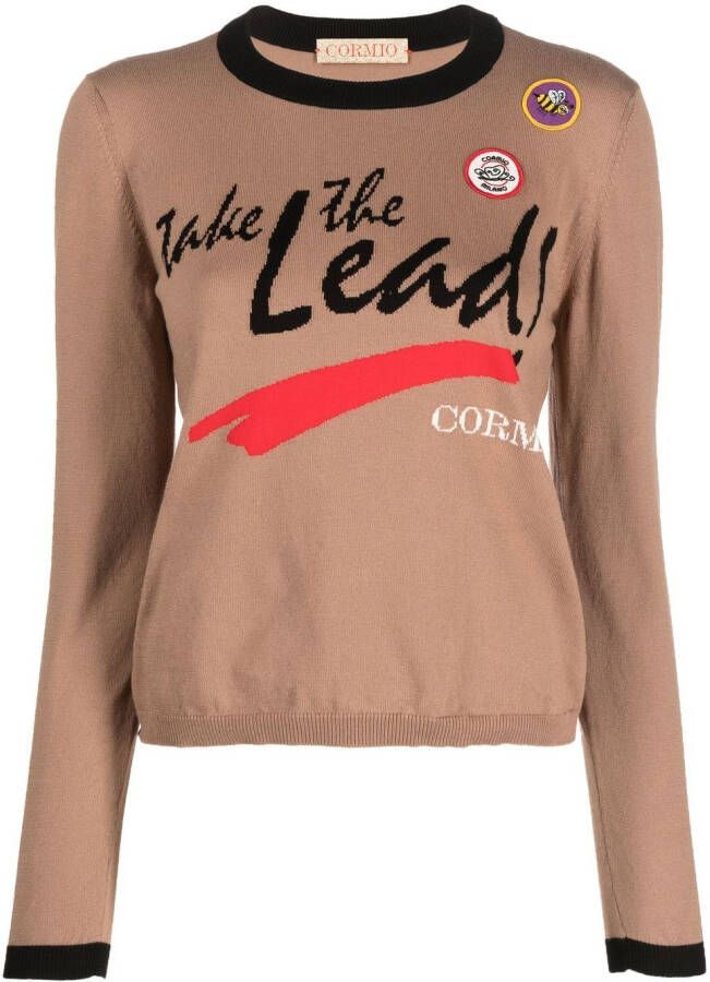 CORMIO Gebreide trui Beige