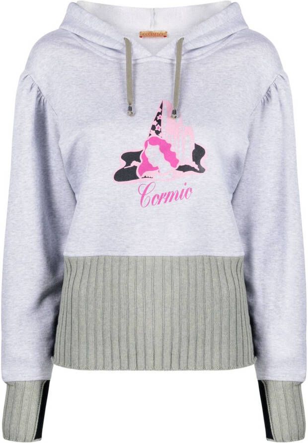 CORMIO Hoodie met print Grijs