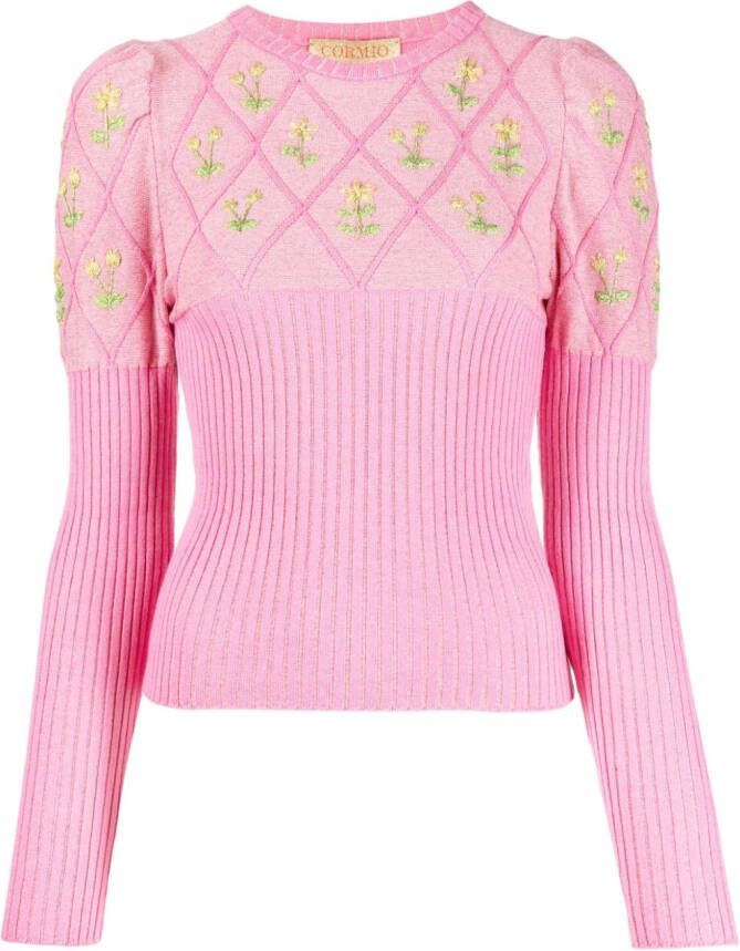 CORMIO Gebreide top Roze