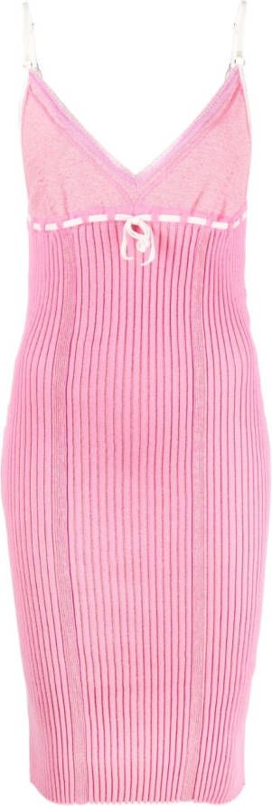 CORMIO Mini-jurk met strikdetail Roze