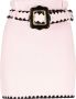 CORMIO Mini-rok met ceintuur Roze - Thumbnail 1