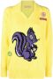 CORMIO Intarsia trui Geel - Thumbnail 1