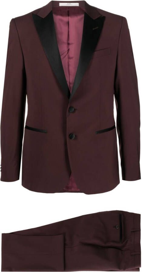 Corneliani Blazer met puntige revers Rood