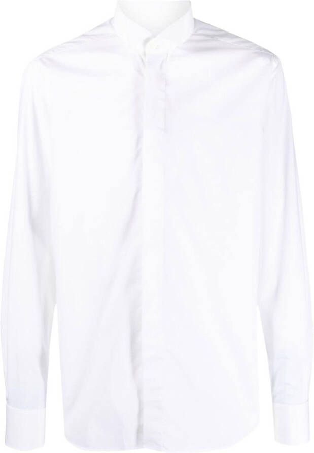 Corneliani Katoenen overhemd Wit