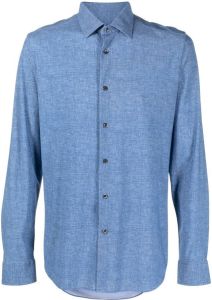 Corneliani Button-down overhemd Blauw