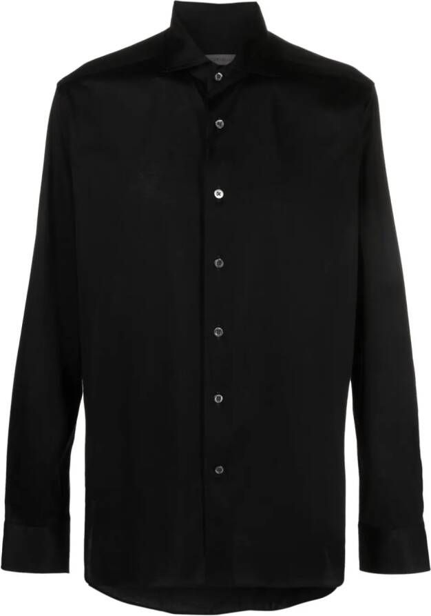 Corneliani Overhemd met klassieke kraag Zwart