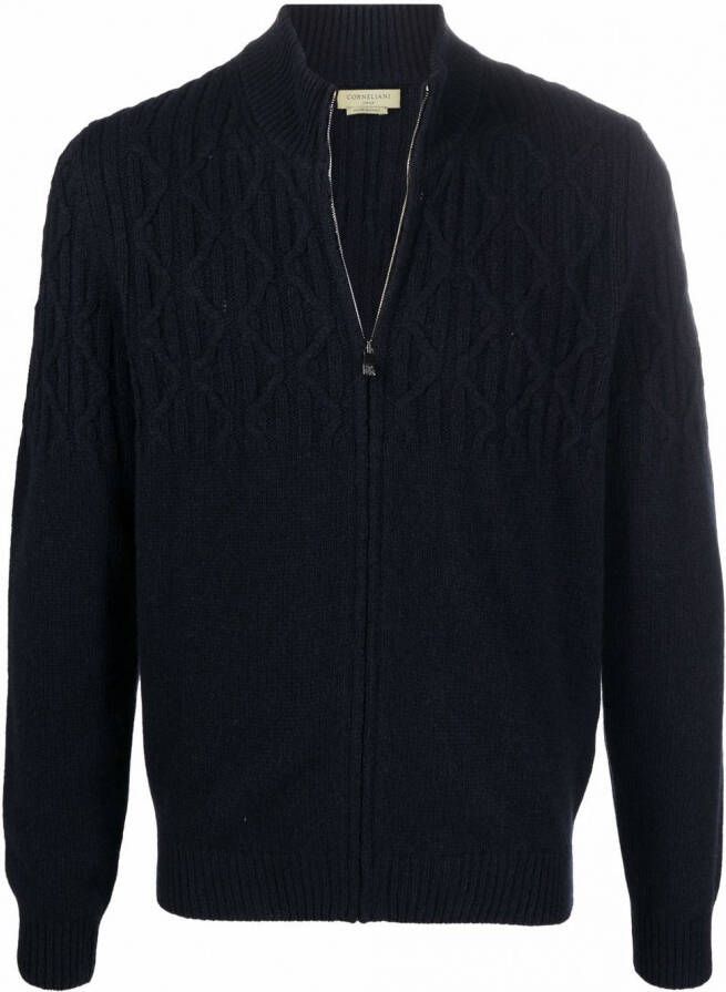 Corneliani Kasjmier trui Blauw