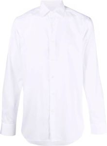 Corneliani Katoenen overhemd Wit