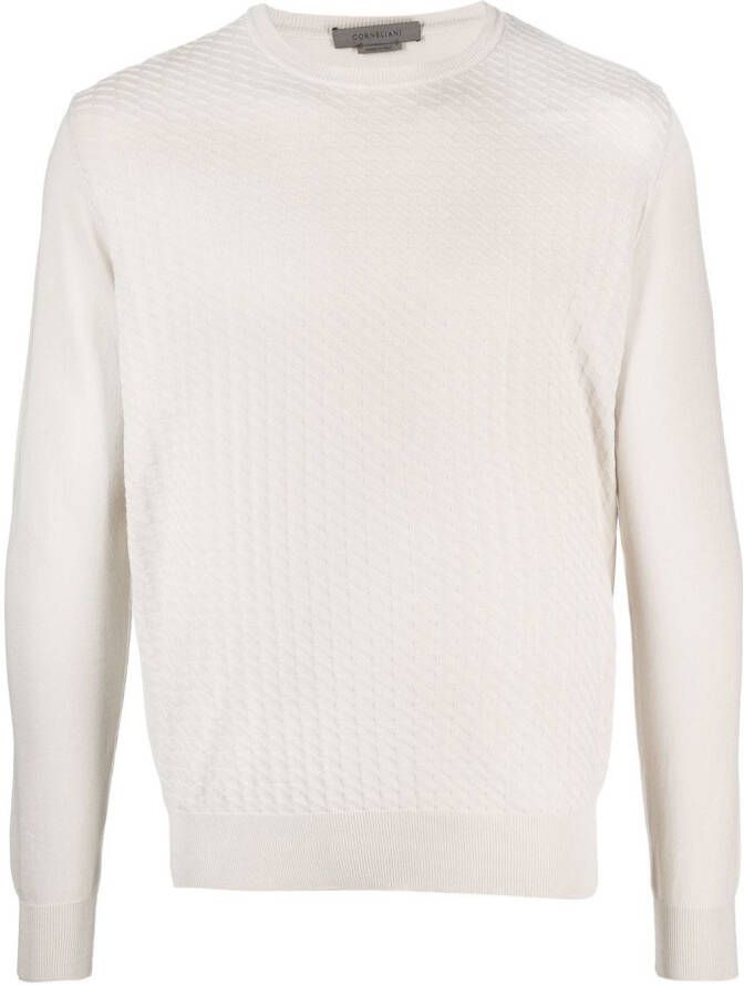 Corneliani Katoenen sweater Beige