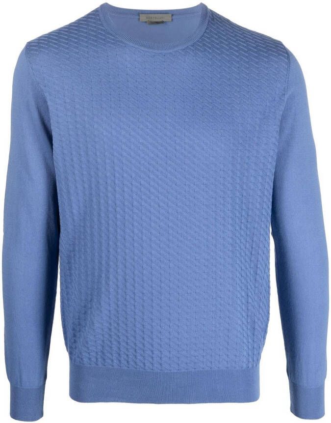 Corneliani Katoenen sweater Blauw