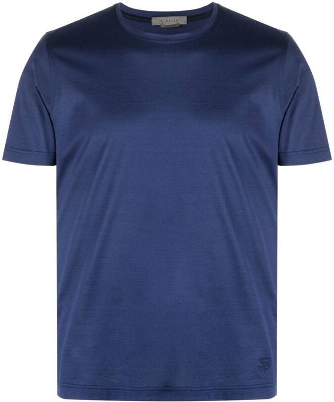 Corneliani Katoenen T-shirt Blauw