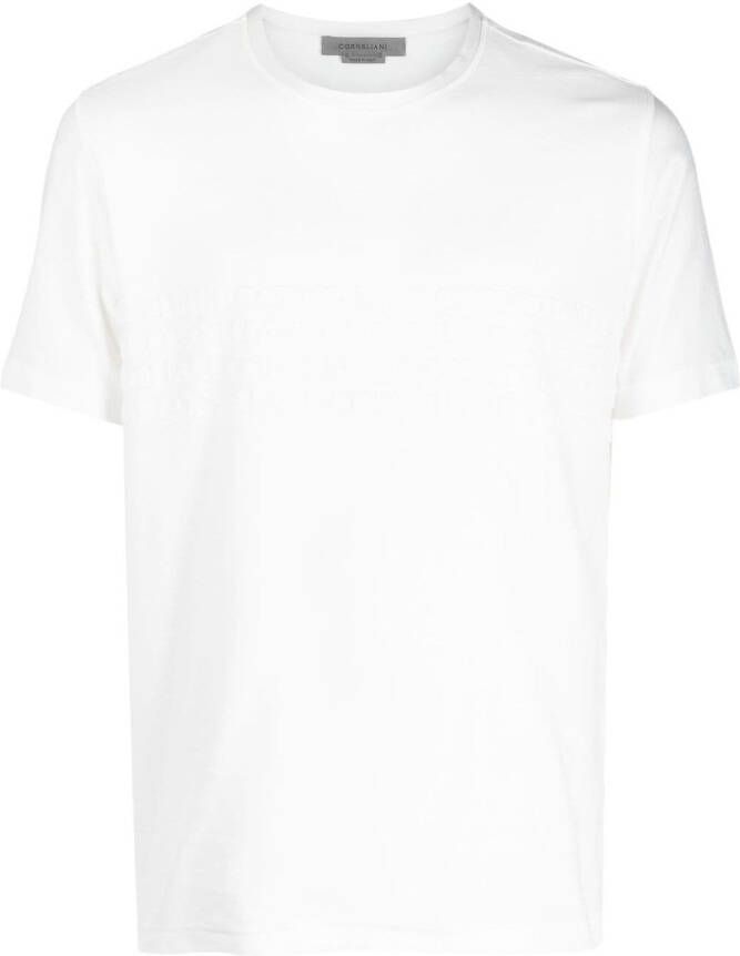 Corneliani T-shirt met logo Wit