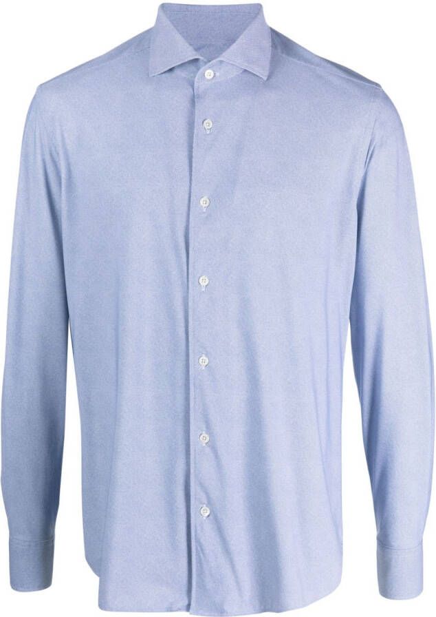Corneliani Overhemd met gespreide kraag Blauw